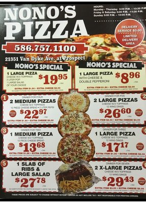 Nono's Pizza by null