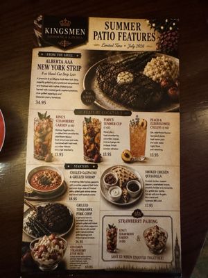 Menu photo 2 Kingsmen Ale House Lethbridge, AB Menu photo 2 Kingsmen Ale House Lethbridge, AB