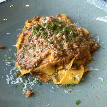 Spago - Papardelle Bolognese - New American Near Me - Las Vegas, Nevada Spago - Papardelle Bolognese - New American Near Me - Las Vegas, Nevada
