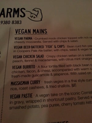Menu photo 3 The Cornish Arms Brunswick, VIC Menu photo 3 The Cornish Arms Brunswick, VIC