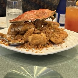 Salt and pepper crab Salt and pepper crab