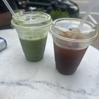 Gralehaus - Strawberry Matcha and Peach Tea Americano - Beer Bar Near Me - Louisville, Kentucky Gralehaus - Strawberry Matcha and Peach Tea Americano - Beer Bar Near Me - Louisville, Kentucky