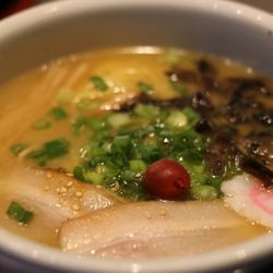 Hokkaido Ramen Santouka - Harvard Square - Shio ramen peep the red pickled plum
