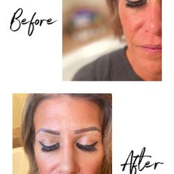 Emes Esthetics - Brow before & after!