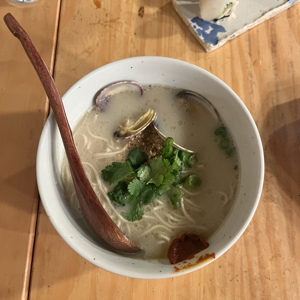 Izakaya Full Moon - Ramen of the day: Pork Broth with Clams - Izakaya Near Me - Ojai, California Izakaya Full Moon - Ramen of the day: Pork Broth with Clams - Izakaya Near Me - Ojai, California