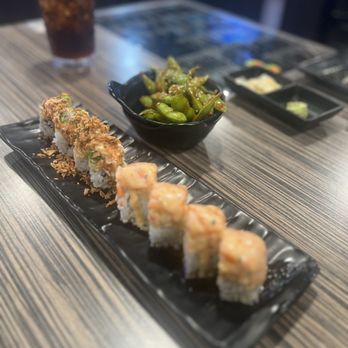 Sushi Alaska - 1. Alaska Roll and 4. Ultimate Shrimp Roll - Japanese Near Me - Paradise, Nevada Sushi Alaska - 1. Alaska Roll and 4. Ultimate Shrimp Roll - Japanese Near Me - Paradise, Nevada