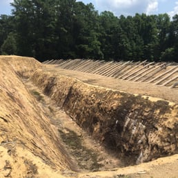 Outside, real life recreation of the battle trenches. Outside, real life recreation of the battle trenches.
