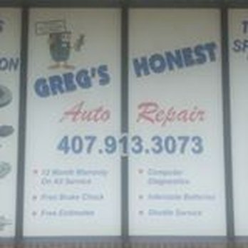 Greg's Honest Auto Repair - Auto Repair Near Me - Longwood, Florida Greg's Honest Auto Repair - Auto Repair Near Me - Longwood, Florida