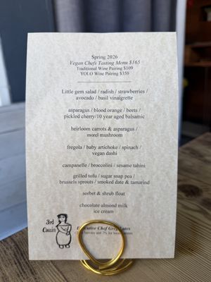 Menu photo 2 3rd Cousin San Francisco, CA Menu photo 2 3rd Cousin San Francisco, CA