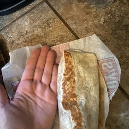 Size of a kid burrito