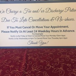 Rita Hancock, MD - Cancellation policy