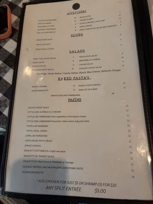 Menu photo 2 Macaluso's Italian Restaurant Fort Worth, TX Menu photo 2 Macaluso's Italian Restaurant Fort Worth, TX