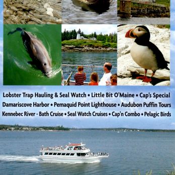 Cap'n Fish's Cruises - Leaflet: different tours available - Boat Charters Near Me - Boothbay Harbor, Maine