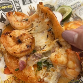 Con Sabor A Mexico - Look at those shrimp in the Baja taco! - Food Trucks Near Me - San Jose, California Con Sabor A Mexico - Look at those shrimp in the Baja taco! - Food Trucks Near Me - San Jose, California