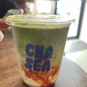 Chasen Matcha Bar - Strawberry matcha latte - Tea Rooms Near Me - Dallas, Texas Chasen Matcha Bar - Strawberry matcha latte - Tea Rooms Near Me - Dallas, Texas