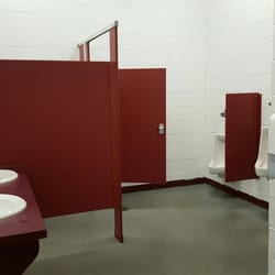 Alpha Ice Complex - Very nice bathroom for an amateur hockey rink.