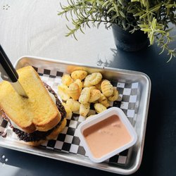 Beneventi’s Italian Restaurant - Italian Burger w/ Gnocchi Tots
