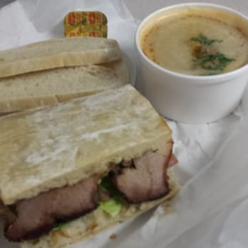 Harried & Hungry - "Cuban sandwich" and parsnip & cauliflower bisque. - Caterers Near Me - Seattle, Washington Harried & Hungry - "Cuban sandwich" and parsnip & cauliflower bisque. - Caterers Near Me - Seattle, Washington