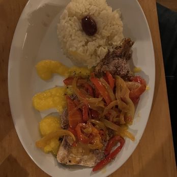 Cafe Cusco - Olive fish dish, half plate - Peruvian Near Me - Springfield, Missouri Cafe Cusco - Olive fish dish, half plate - Peruvian Near Me - Springfield, Missouri