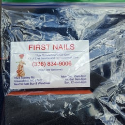 When you get a pedicure you get this baggie that you're suppose to bring with you each time.