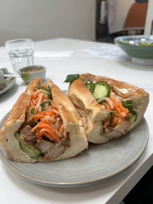 Photo of Bun & Mi - Santa Monica, CA, US. Pork belly banh mi