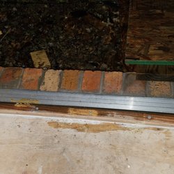MAD Trades - Water coming in at the french doors.