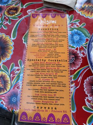 Menu photo 5 Milagros Redwood City, CA