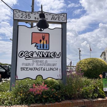 Ocean View Family Restaurant - Marque on the street. - Seafood Near Me - Cape May, New Jersey