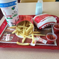 Wendy's - Spicy chicken and fries and a coke