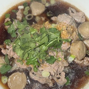 Mai Thai - Beef Noodle Soup! Don't forget to ask for chili garlic sauce. - Thai Near Me - Benicia, California Mai Thai - Beef Noodle Soup! Don't forget to ask for chili garlic sauce. - Thai Near Me - Benicia, California