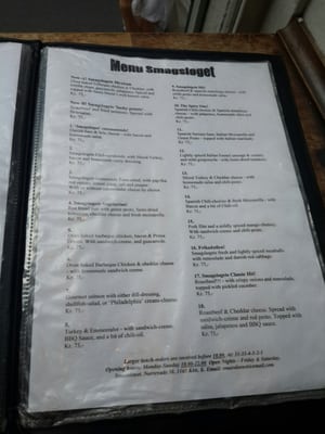 Menu photo 5 Smagsløget Copenhagen, 84 Menu photo 5 Smagsløget Copenhagen, 84
