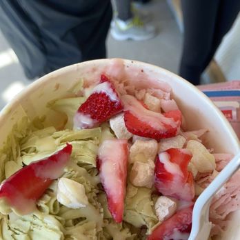 Iceskimo - Matcha and Strawberry Shaved Snow - Ice Cream & Frozen Yogurt Near Me - San Diego, California Iceskimo - Matcha and Strawberry Shaved Snow - Ice Cream & Frozen Yogurt Near Me - San Diego, California