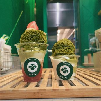 Matcha Ren - Mont Blanc Softserve and the Strawberry Mont Blanc Parfait - Ice Cream & Frozen Yogurt Near Me - Arcadia, California Matcha Ren - Mont Blanc Softserve and the Strawberry Mont Blanc Parfait - Ice Cream & Frozen Yogurt Near Me - Arcadia, California