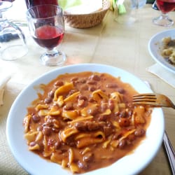 Miralonga - Pasta fatta in casa con fagioli e nduja