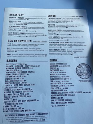 Menu photo 4 Ciao, Gloria Brooklyn, NY