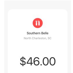 Thee Southern Belle - 8/15/2022 entry fee for 3 $36.00 tip of $10.00 total $46.00