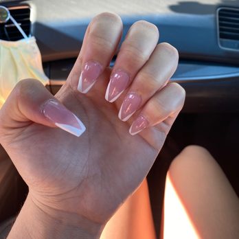 Holly Nails Spa - regular acrylics with french tips $37 - Nail Salons Near Me - Temple City, California Holly Nails Spa - regular acrylics with french tips $37 - Nail Salons Near Me - Temple City, California