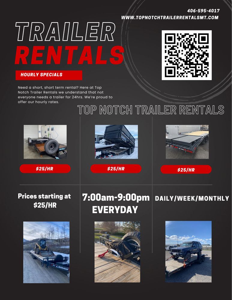 TOP NOTCH TRAILER RENTALS Updated June 2024 Request a Quote 14