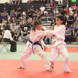 Sawtelle Judo Dojo - One of Juniors at a local tournament.