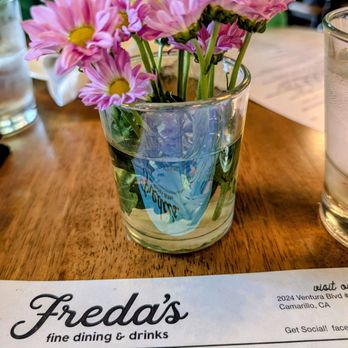 Freda's Fine Food & Drink - Our table. - Pizza Near Me - Moorpark, California Freda's Fine Food & Drink - Our table. - Pizza Near Me - Moorpark, California