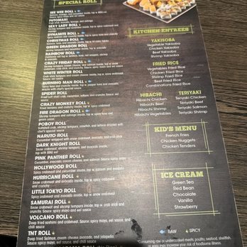 See Wee Roll - All you can eat menu - Japanese Near Me - Biloxi, Mississippi
