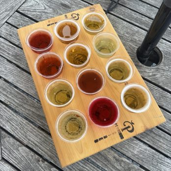 Pennings Farm Cidery - cider flight - Cideries Near Me - Warwick, New York