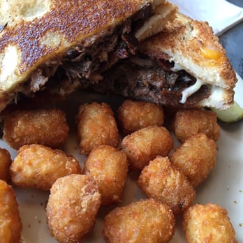 Norma's Cafe  - A special on brisket day/Tuesday - jalapeño brisket grilled cheese sandwich - American Near Me - Dallas, Texas
