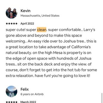Genesis Cleaning Service - Out of 200+ reviews, more than 50% guests specifically mentioned cleanliness in their review. Here are some screenshots of my reviews. - Home Cleaning Near Me Genesis Cleaning Service - Out of 200+ reviews, more than 50% guests specifically mentioned cleanliness in their review. Here are some screenshots of my reviews. - Home Cleaning Near Me