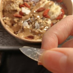 Inedible plastic shard found in my bowl