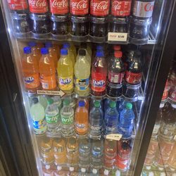 Refrigerator full of beverages