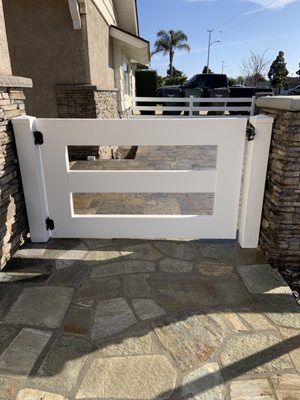 Vinyl Fencing installs - Please take a look at the custom vinyl fencing that we have completed.
