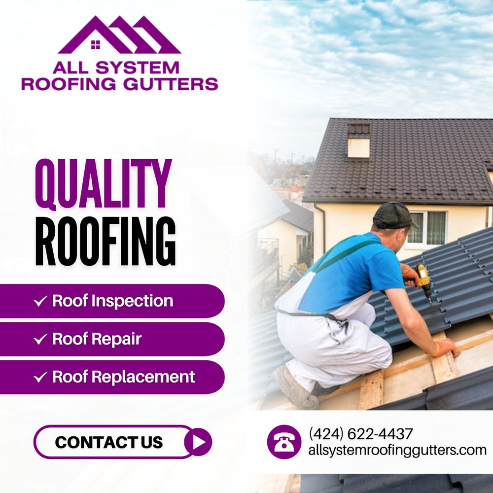 Slide of All System Roofing & Gutters