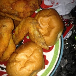 New York Fried Chicken - Nice, soft good rolls.