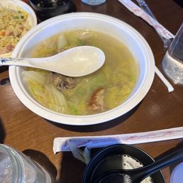 Soup with Crispy Duck